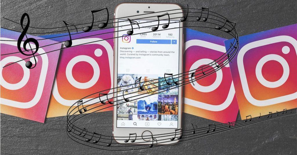add music to instagram photo desktop