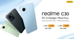 realme C30 smartphone